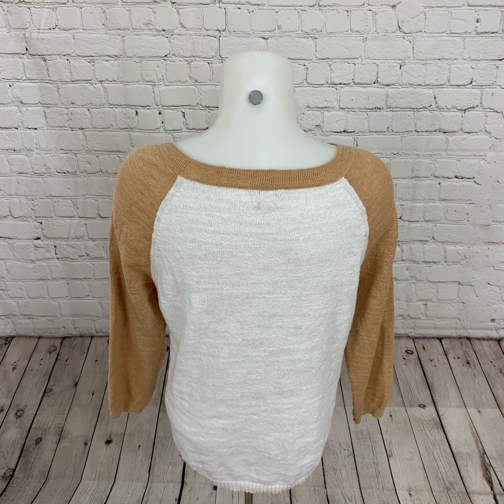 J. Crew Color Block Raglan Sweater - Picture 4 of 7